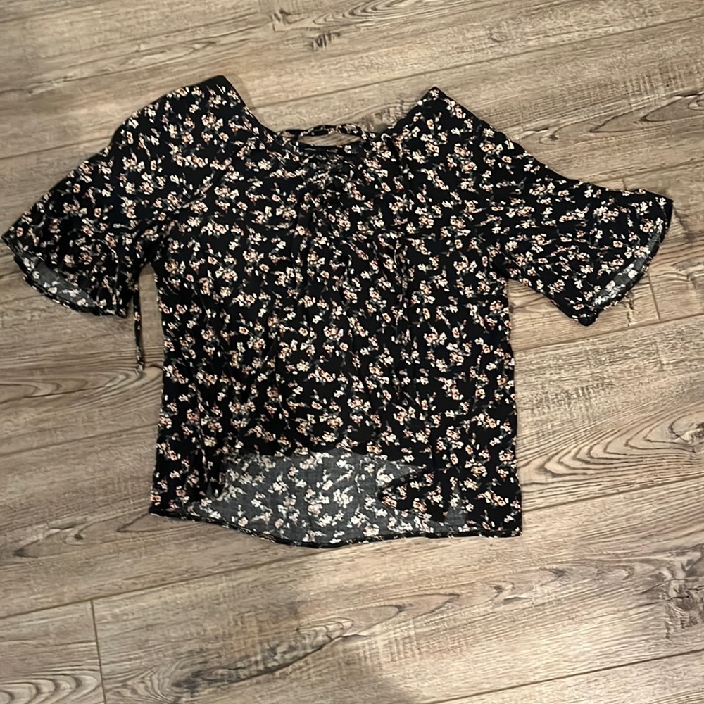 Floral crop top